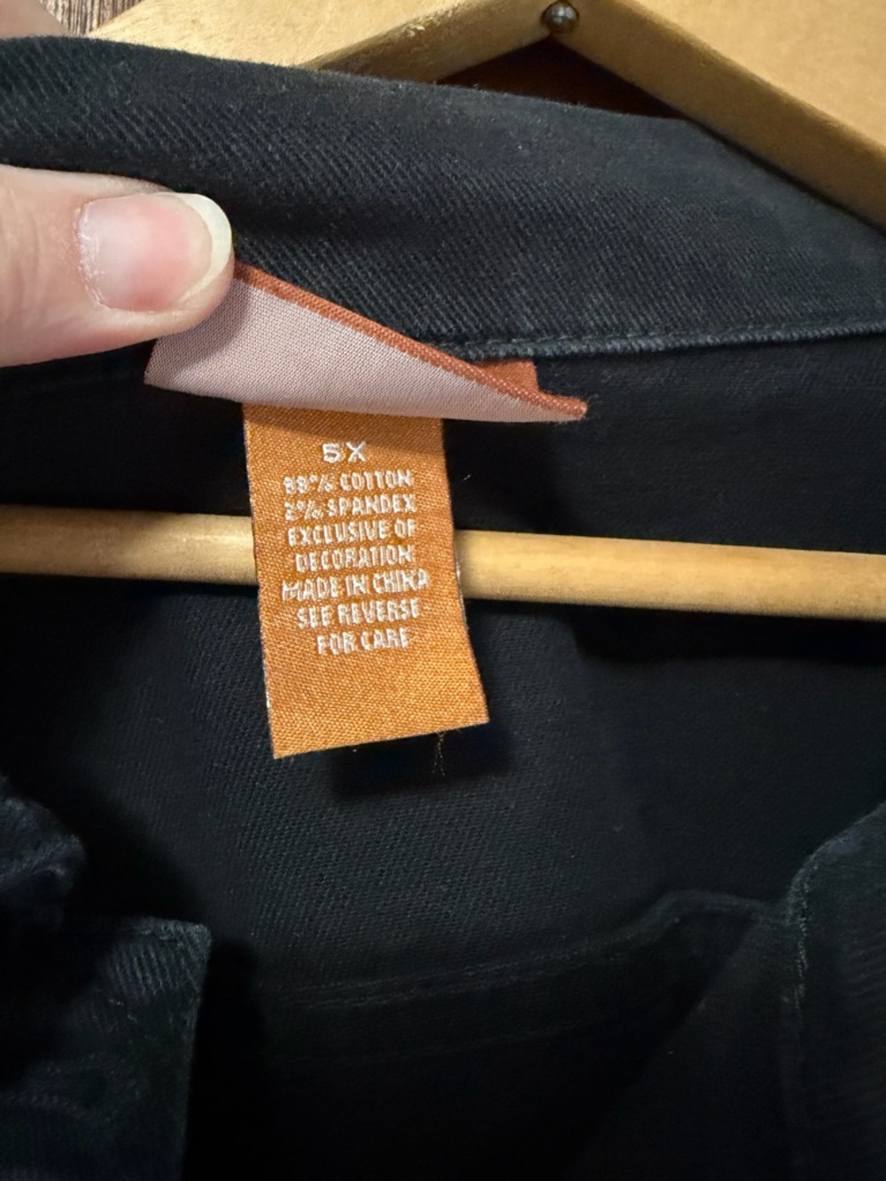 Liz & Me Signature Black Denim Jacket - Picture 4 of 6